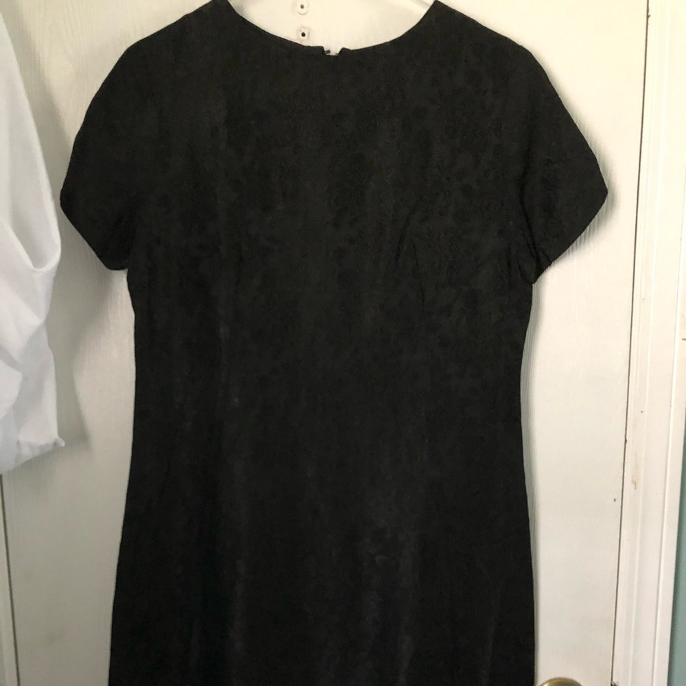 Vintage Little black dress with embroidery